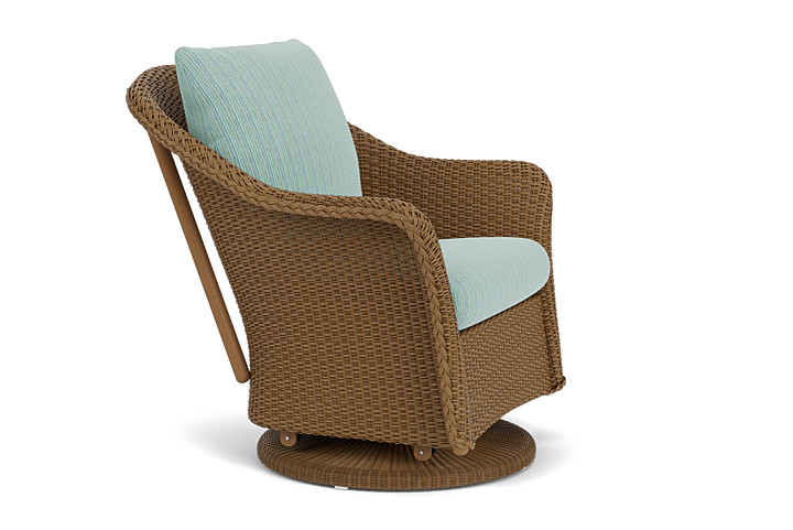 Lloyd Flanders™ Weekend Retreat Swivel Glider Lounge Chair - Hickory, Unearth Dew