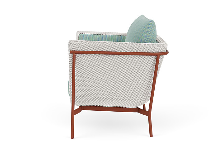 Lloyd Flanders™ Solstice Lounge Chair - White, Terracotta