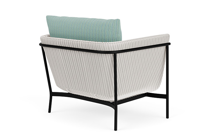 Lloyd Flanders™ Solstice Lounge Chair - White, Ebony