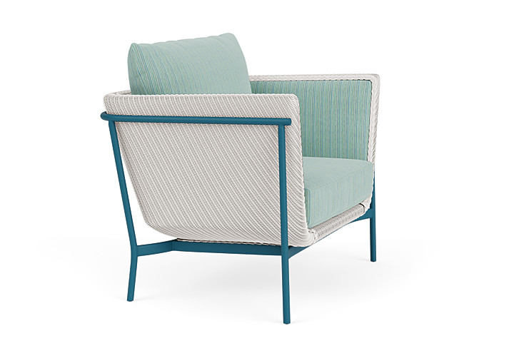 Lloyd Flanders™ Solstice Lounge Chair - White, Peacock