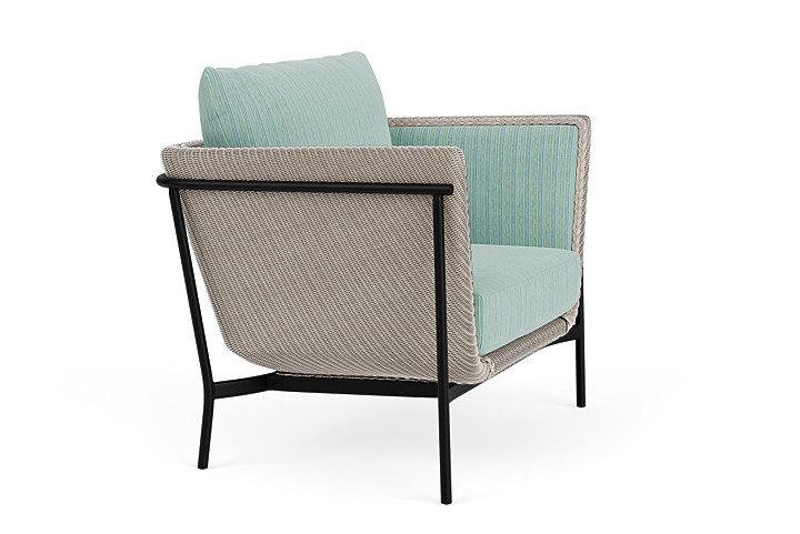 Lloyd Flanders™ Solstice Lounge Chair - Linen, Ebony