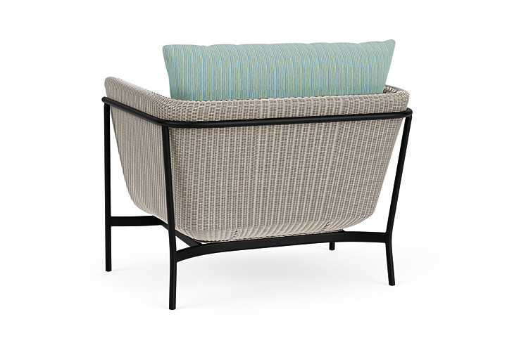 Lloyd Flanders™ Solstice Lounge Chair - Linen, Ebony