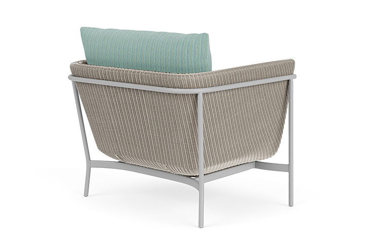 Lloyd Flanders™ Solstice Lounge Chair - Linen, Metallic Silver