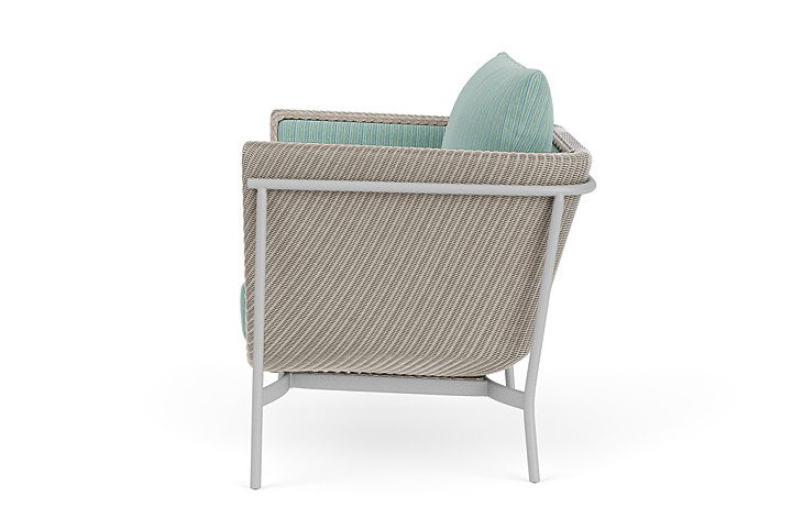 Lloyd Flanders™ Solstice Lounge Chair - Linen, Metallic Silver