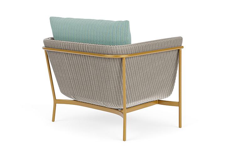 Lloyd Flanders™ Solstice Lounge Chair - Linen, Metallic Gold