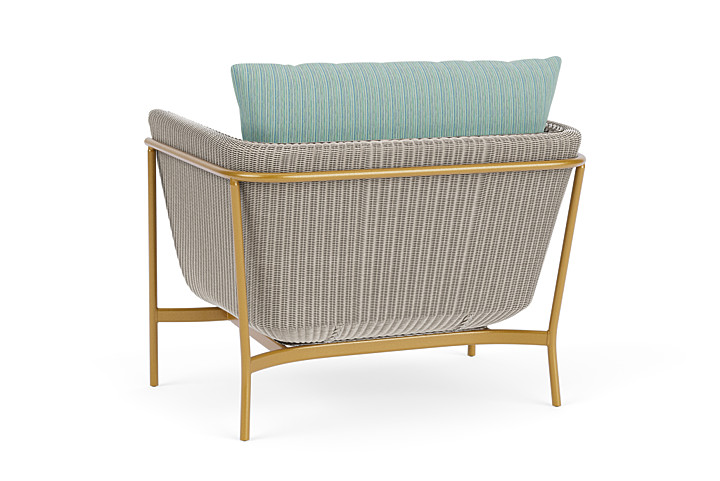 Lloyd Flanders™ Solstice Lounge Chair - Linen, Metallic Gold