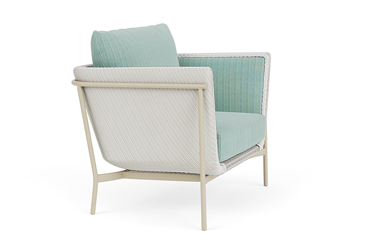 Lloyd Flanders™ Solstice Lounge Chair - Matte White, Linen