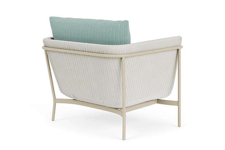 Lloyd Flanders™ Solstice Lounge Chair - Matte White, Linen