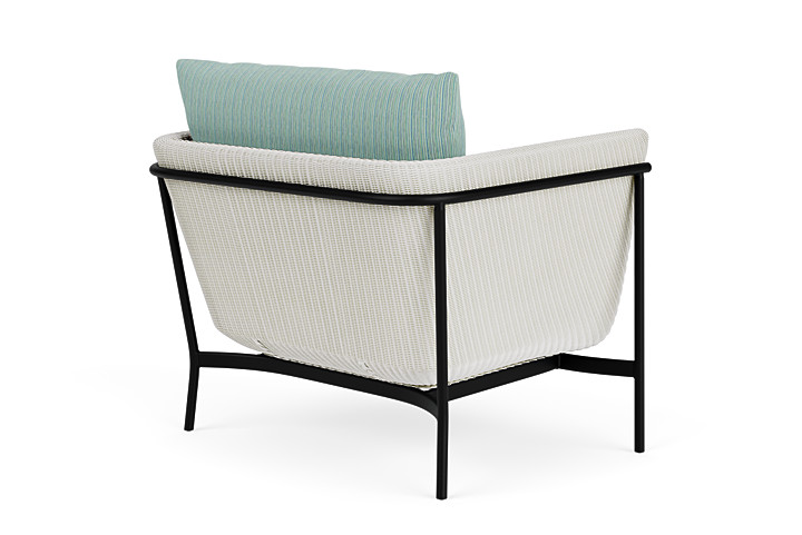 Lloyd Flanders™ Solstice Lounge Chair - Matte White, Ebony