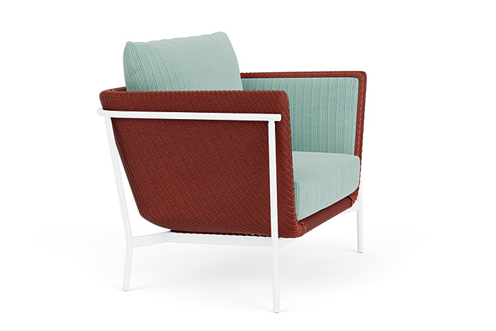 Lloyd Flanders™ Solstice Lounge Chair - Terracotta, Matte White