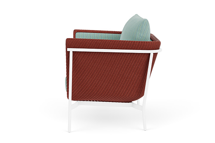 Lloyd Flanders™ Solstice Lounge Chair - Terracotta, Matte White