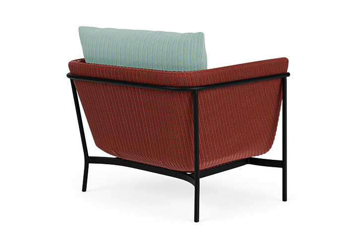 Lloyd Flanders™ Solstice Lounge Chair - Terracotta, Ebony