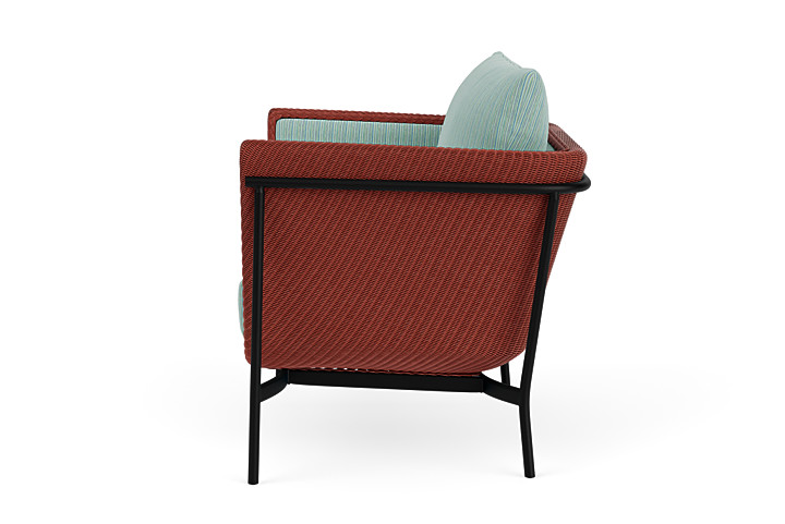 Lloyd Flanders™ Solstice Lounge Chair - Terracotta, Ebony