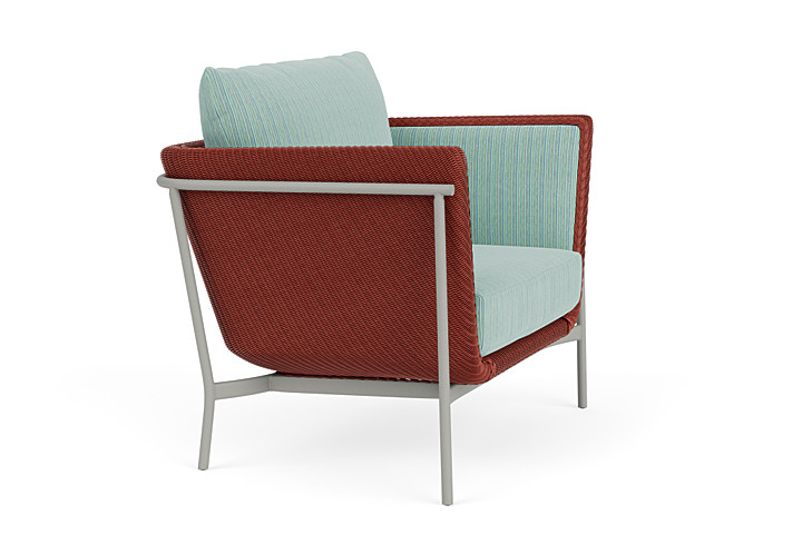 Lloyd Flanders™ Solstice Lounge Chair - Terracotta, Platinum