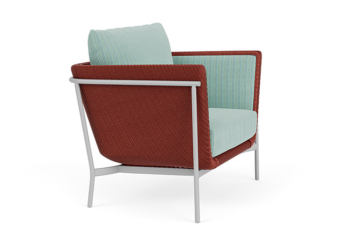 Lloyd Flanders™ Solstice Lounge Chair - Terracotta, Metallic Silver