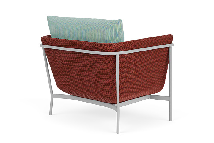 Lloyd Flanders™ Solstice Lounge Chair - Terracotta, Metallic Silver