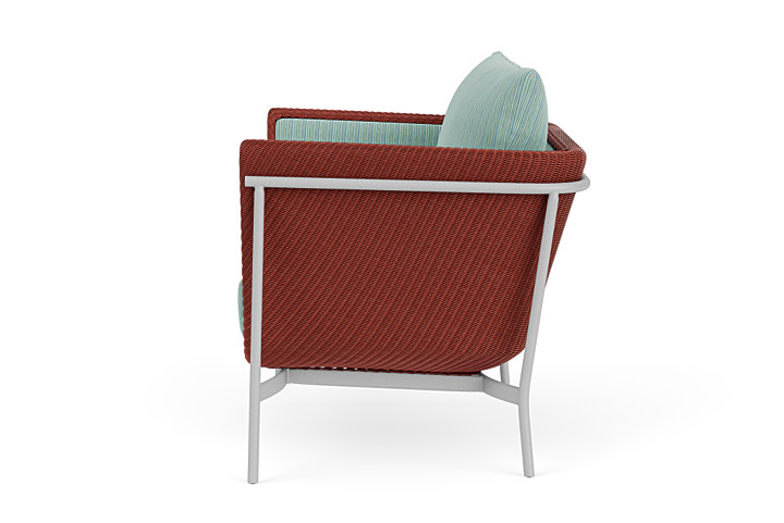 Lloyd Flanders™ Solstice Lounge Chair - Terracotta, Metallic Silver