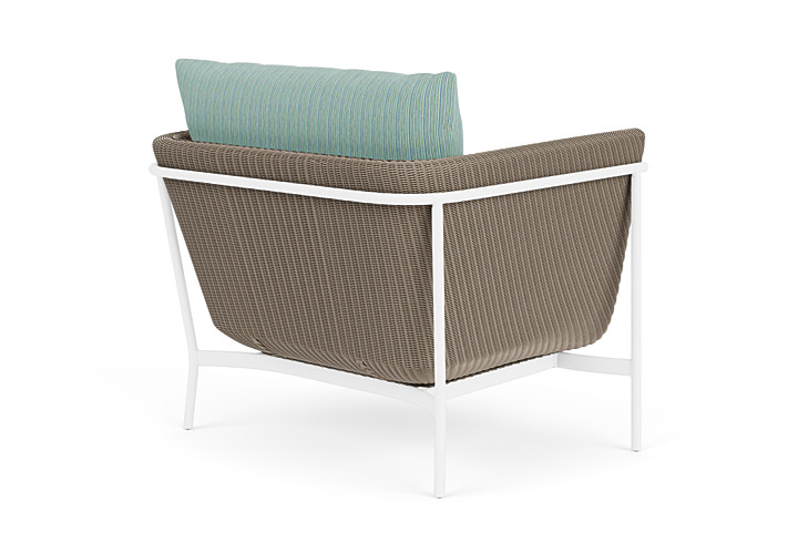 Lloyd Flanders™ Solstice Lounge Chair - French Beige, Matte White