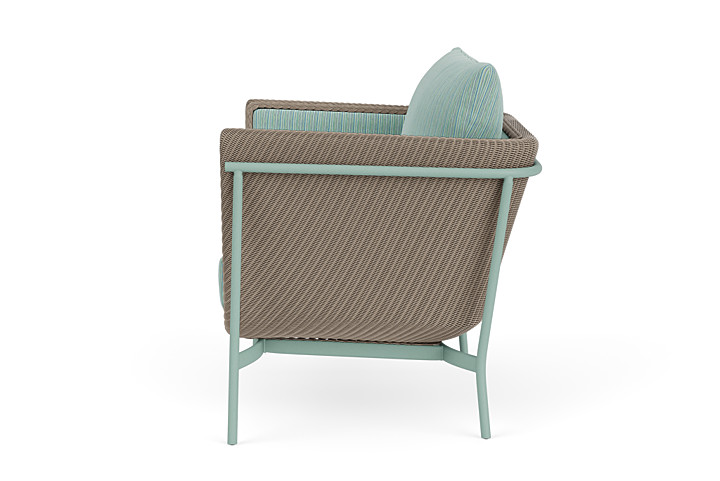 Lloyd Flanders™ Solstice Lounge Chair - French Beige, Sea Glass