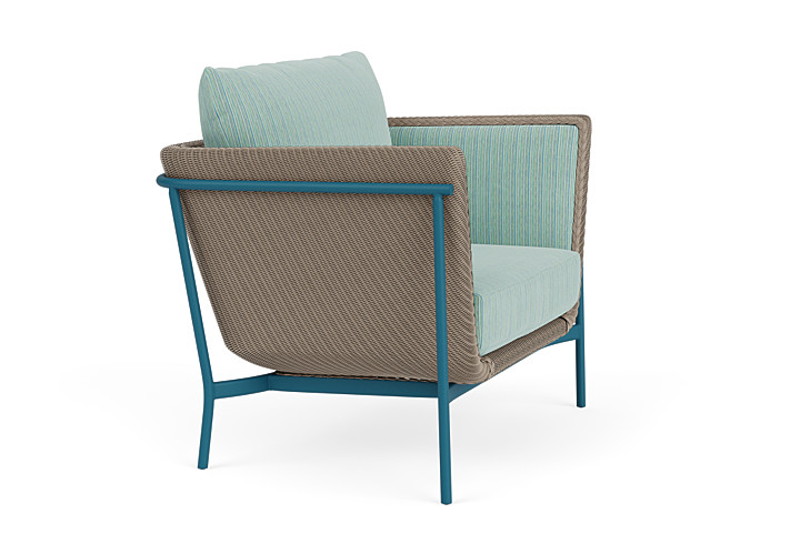 Lloyd Flanders™ Solstice Lounge Chair - French Beige, Peacock