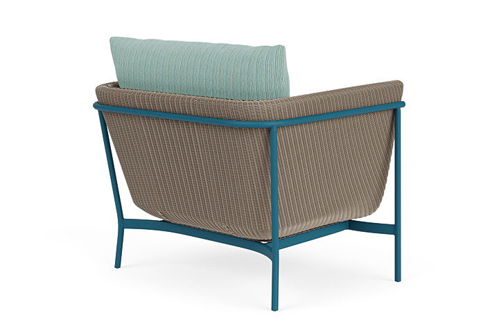 Lloyd Flanders™ Solstice Lounge Chair - French Beige, Peacock