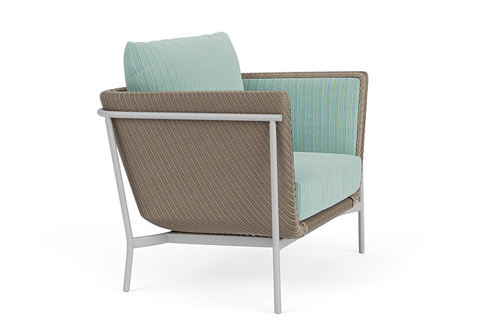 Lloyd Flanders™ Solstice Lounge Chair - French Beige, Metallic Silver