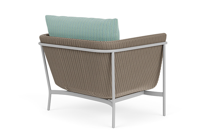 Lloyd Flanders™ Solstice Lounge Chair - French Beige, Metallic Silver