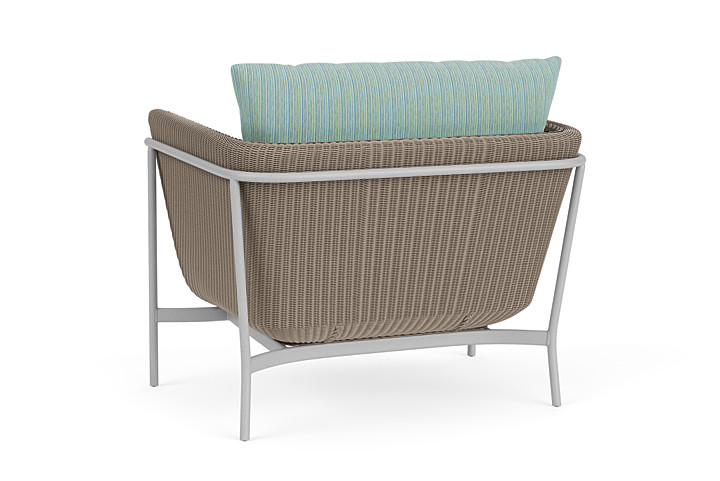 Lloyd Flanders™ Solstice Lounge Chair - French Beige, Metallic Silver