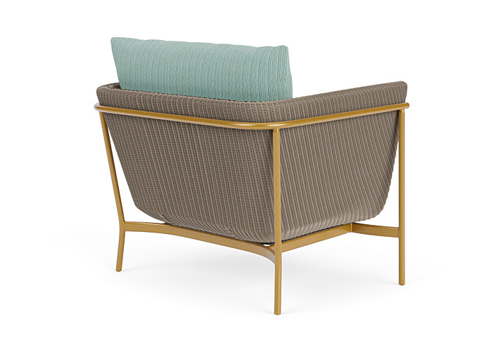 Lloyd Flanders™ Solstice Lounge Chair - French Beige, Metallic Gold