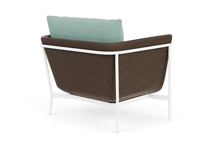 Lloyd Flanders™ Solstice Lounge Chair - Bark, Matte White