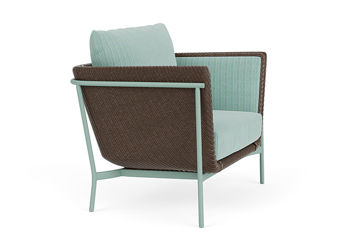 Lloyd Flanders™ Solstice Lounge Chair - Bark, Sea Glass