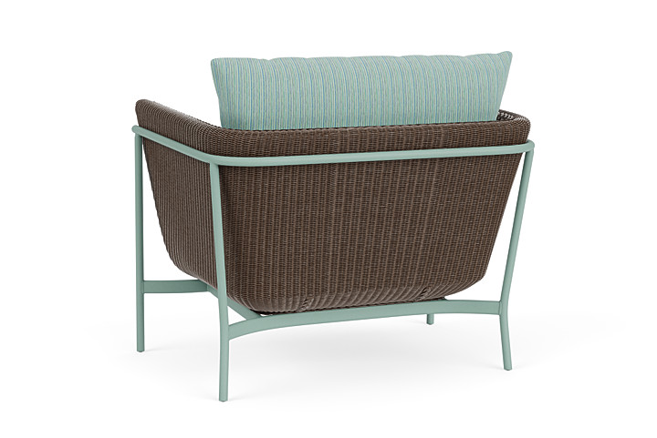 Lloyd Flanders™ Solstice Lounge Chair - Bark, Sea Glass