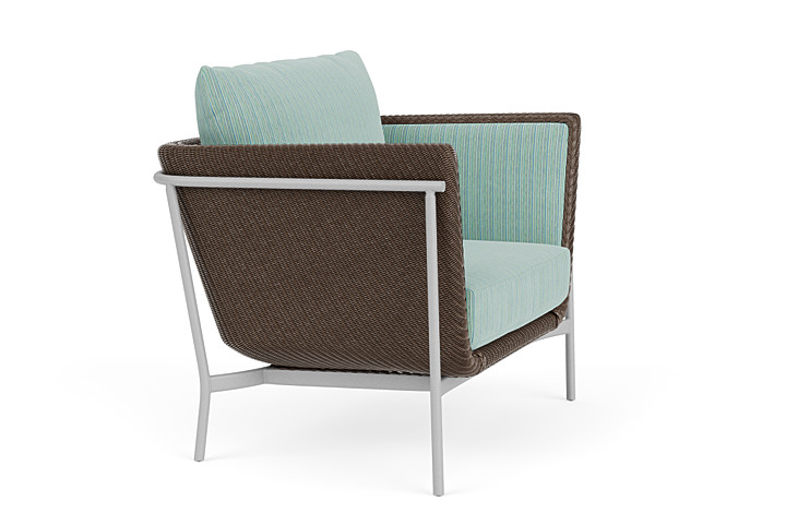 Lloyd Flanders™ Solstice Lounge Chair - Bark, Metallic Silver