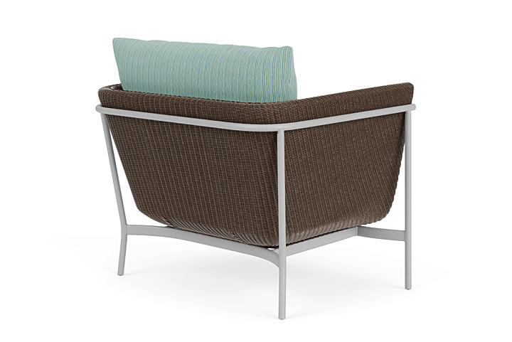 Lloyd Flanders™ Solstice Lounge Chair - Bark, Metallic Silver