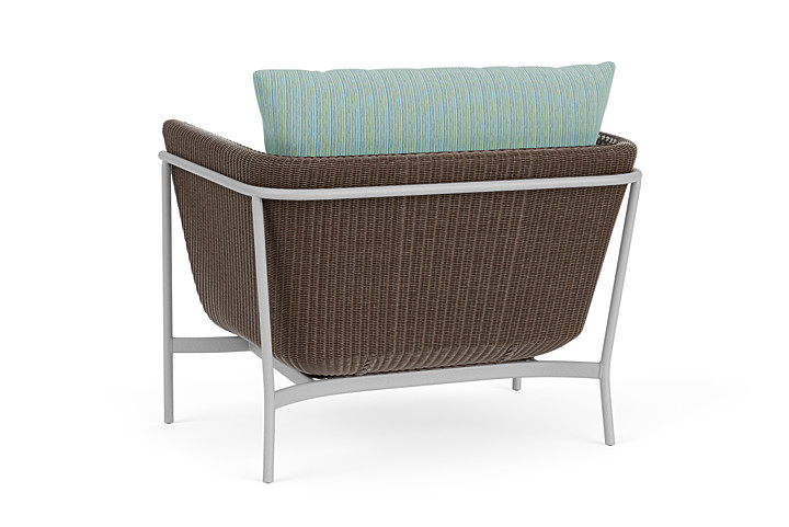 Lloyd Flanders™ Solstice Lounge Chair - Bark, Metallic Silver