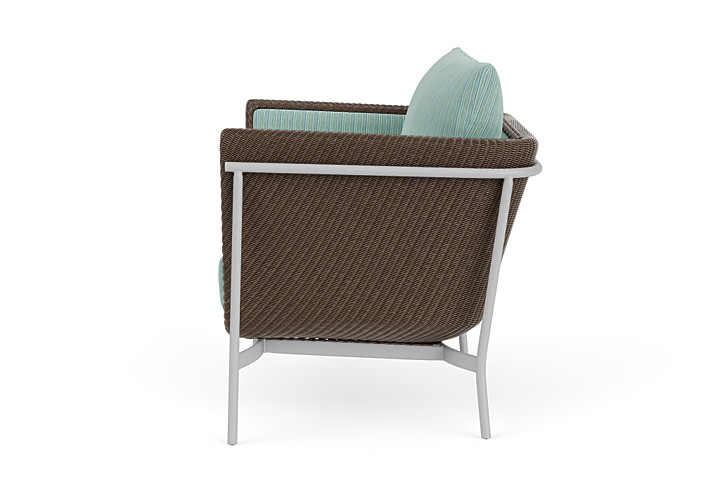 Lloyd Flanders™ Solstice Lounge Chair - Bark, Metallic Silver