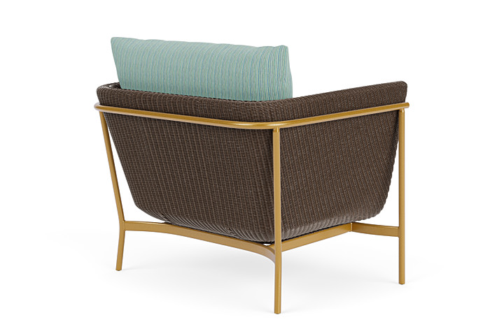 Lloyd Flanders™ Solstice Lounge Chair - Bark, Metallic Gold