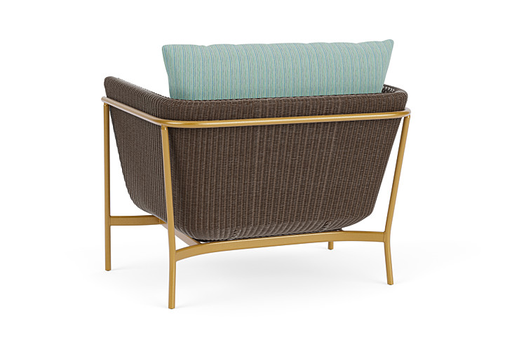 Lloyd Flanders™ Solstice Lounge Chair - Bark, Metallic Gold