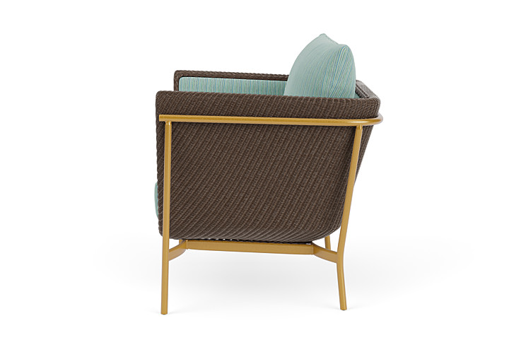 Lloyd Flanders™ Solstice Lounge Chair - Bark, Metallic Gold