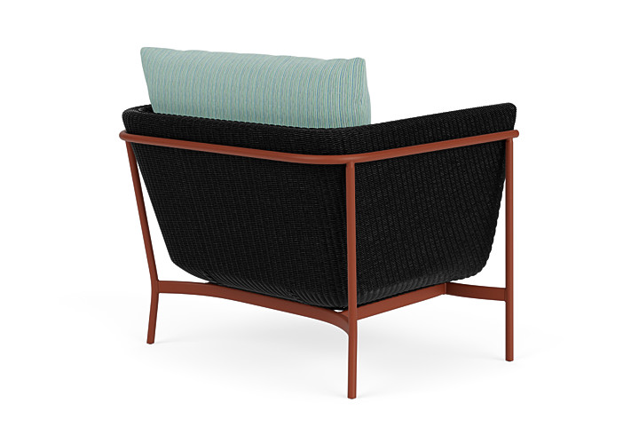 Lloyd Flanders™ Solstice Lounge Chair - Ebony, Terracotta