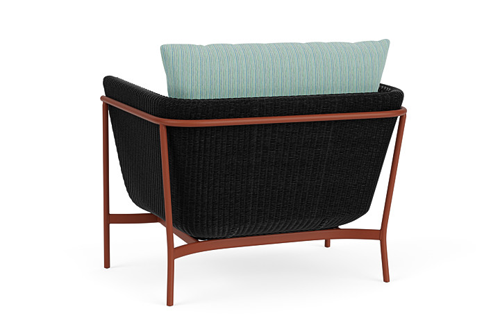 Lloyd Flanders™ Solstice Lounge Chair - Ebony, Terracotta