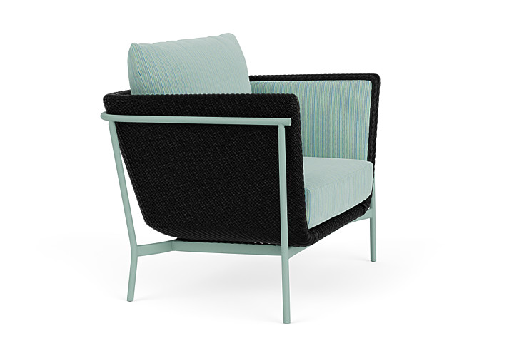 Lloyd Flanders™ Solstice Lounge Chair - Ebony, Sea Glass