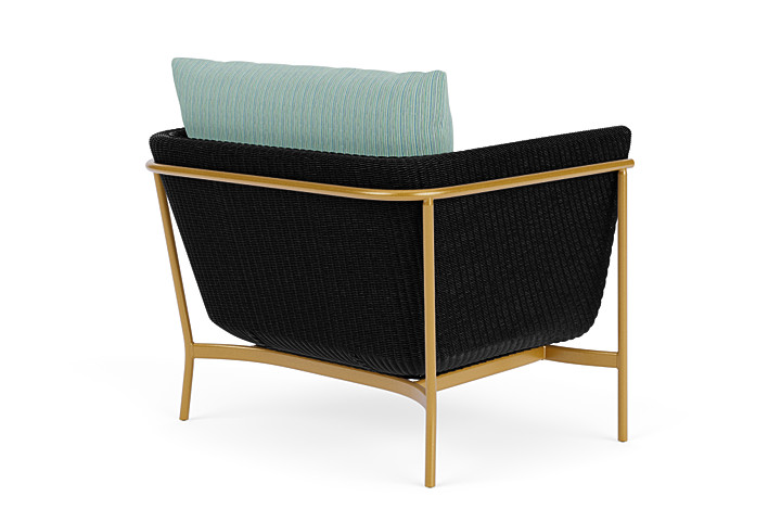 Lloyd Flanders™ Solstice Lounge Chair - Ebony, Metallic Gold