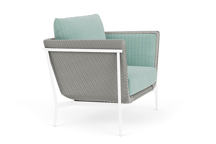 Lloyd Flanders™ Solstice Lounge Chair - Platinum, White