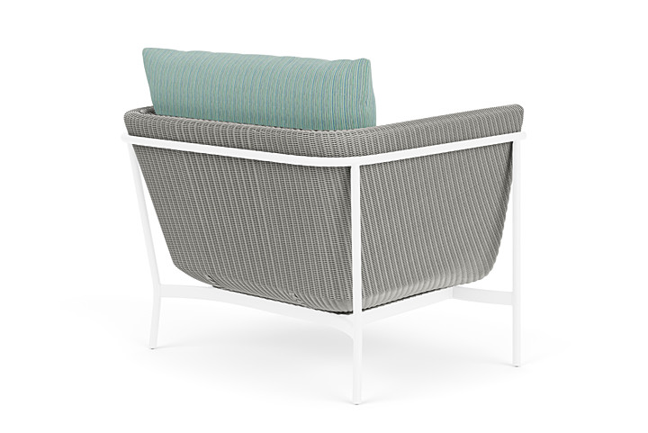 Lloyd Flanders™ Solstice Lounge Chair - Platinum, White