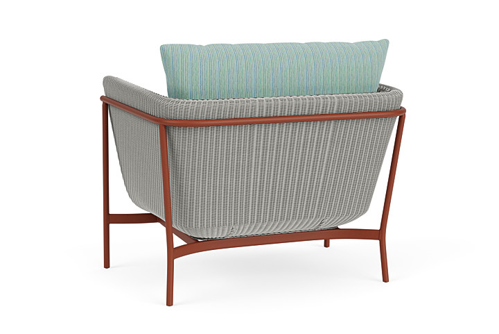 Lloyd Flanders™ Solstice Lounge Chair - Platinum, Terracotta