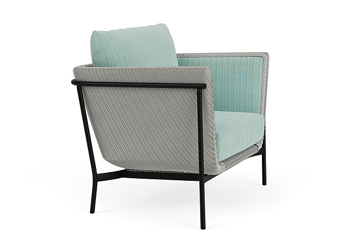 Lloyd Flanders™ Solstice Lounge Chair - Platinum, Ebony