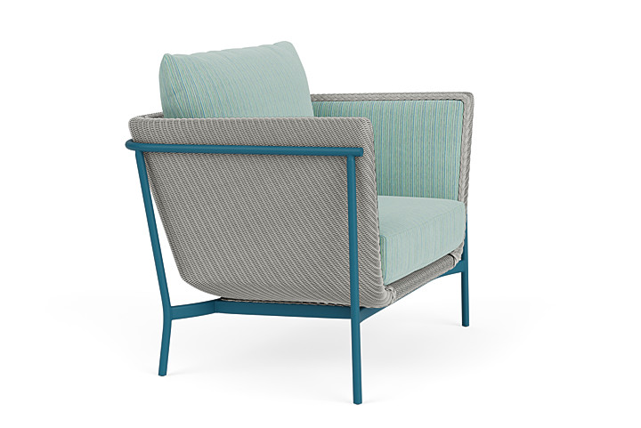 Lloyd Flanders™ Solstice Lounge Chair - Platinum, Peacock