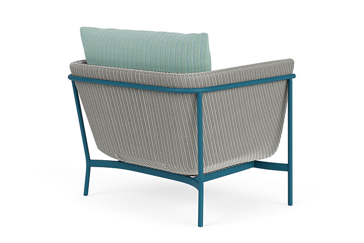 Lloyd Flanders™ Solstice Lounge Chair - Platinum, Peacock