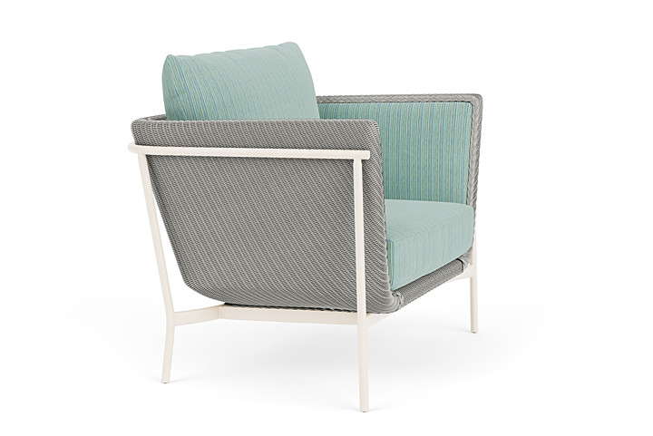 Lloyd Flanders™ Solstice Lounge Chair - Platinum, Ivory